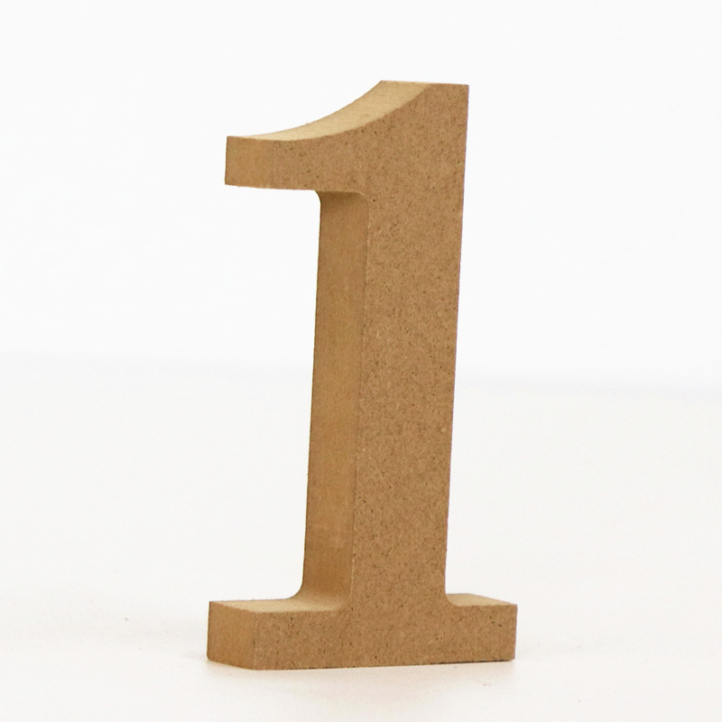 1pc 10cm Wood Color Numbers 0- - Art Craft Number reseña y precio