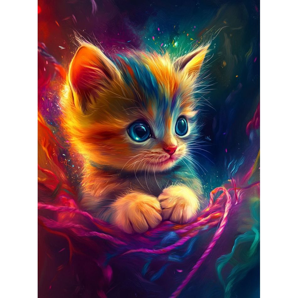 RUOPOTY Kitten Diamond Paintin - Art Craft Ideas With Paper reseña y precio
